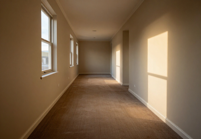 Dry, restored ceiling in the same Riverview home after structural drying