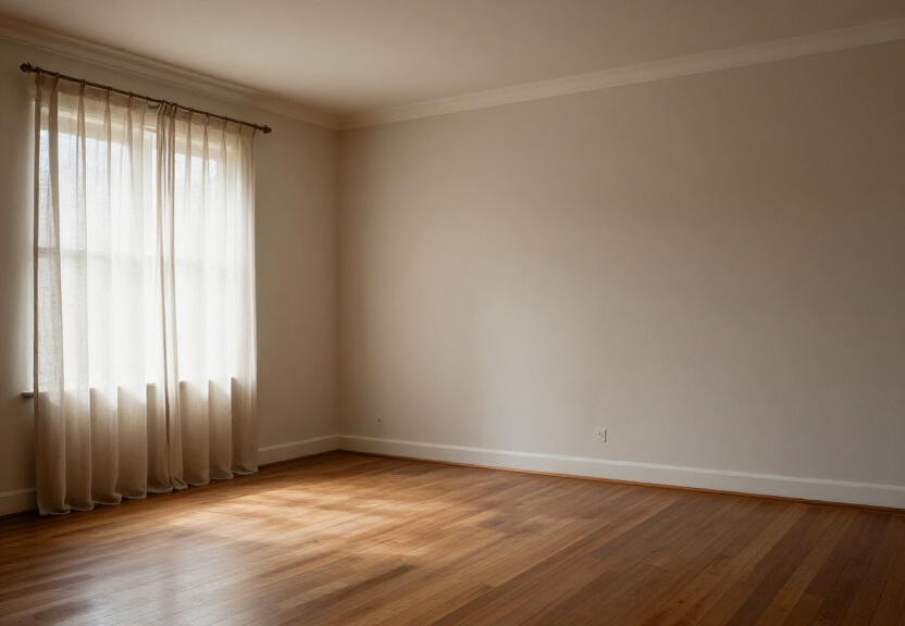 Clean, dry carpet in the same storage area after professional drying