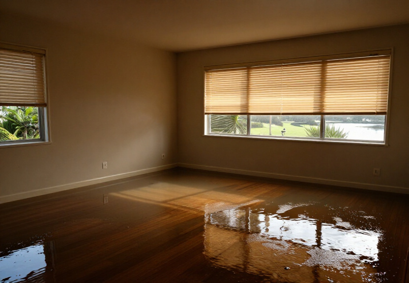 Damp, odorous carpet in a Riverview commercial storage area